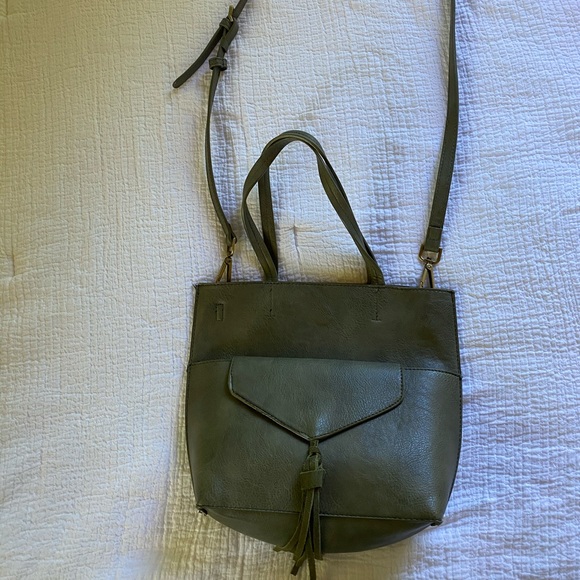 Anthropologie green leather purse - Picture 2 of 16